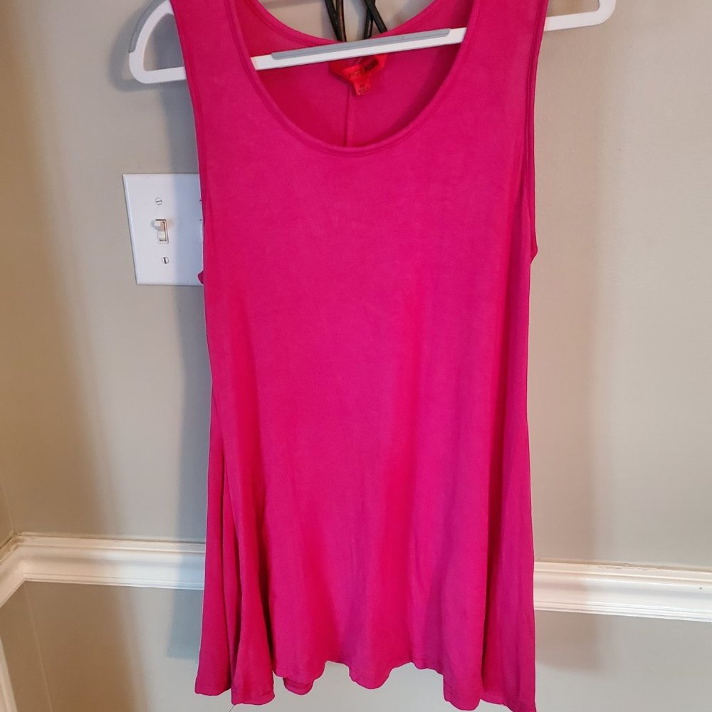 Hot Kiss sleeveless swing dress - Pink - size M